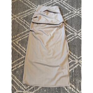 NWT DISSH Jamie Ruched Stone Midi Skirt US 2 MSRP $129.99